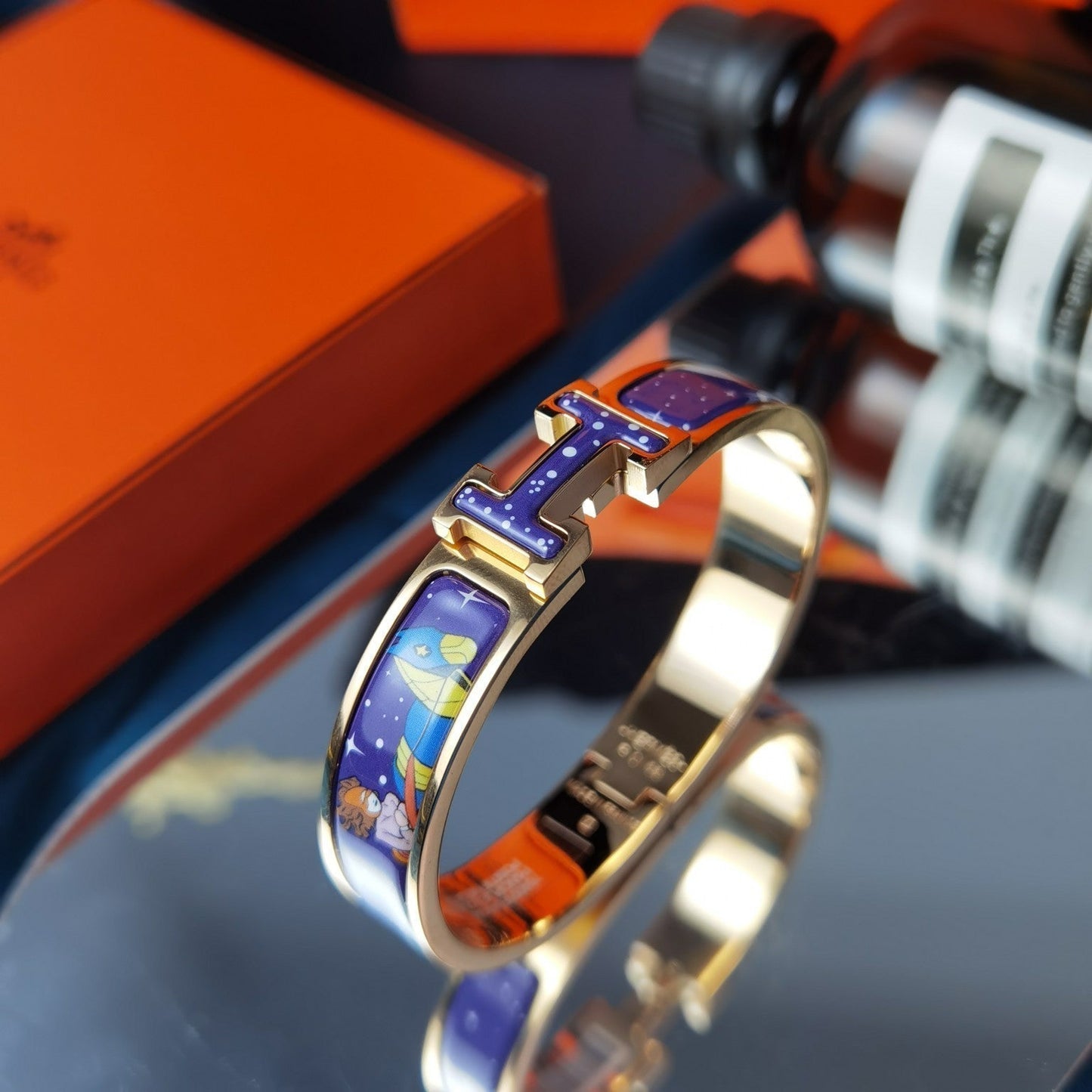 [BIJOUX]H STAR AND MOON BRACELET 12MM