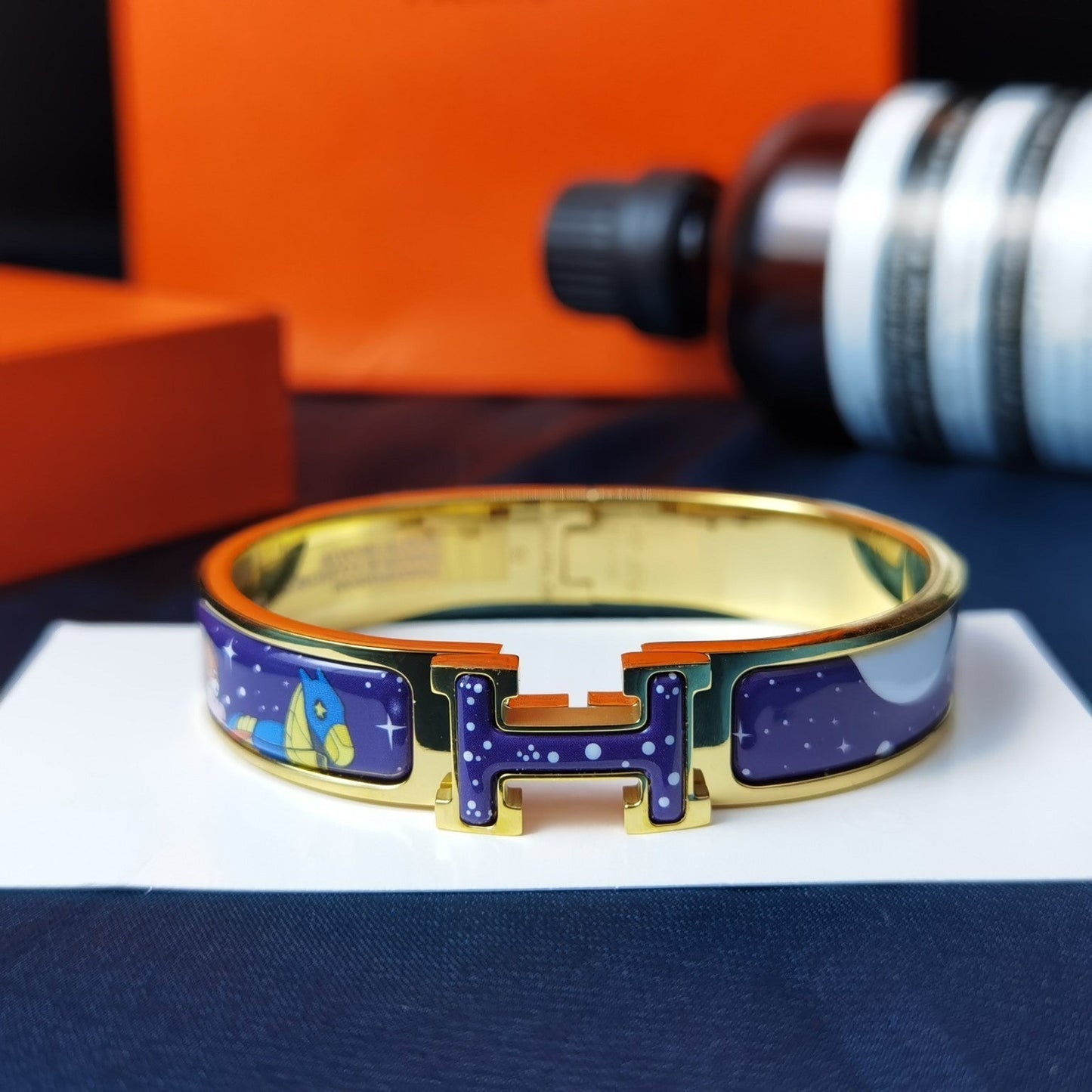[BIJOUX]H STAR AND MOON BRACELET 12MM