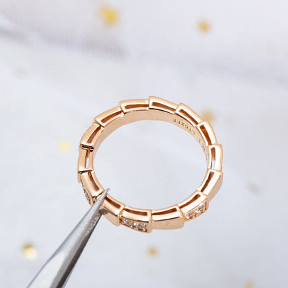 [BIJOUX]セルペンティリング ピンクゴールド 3MM