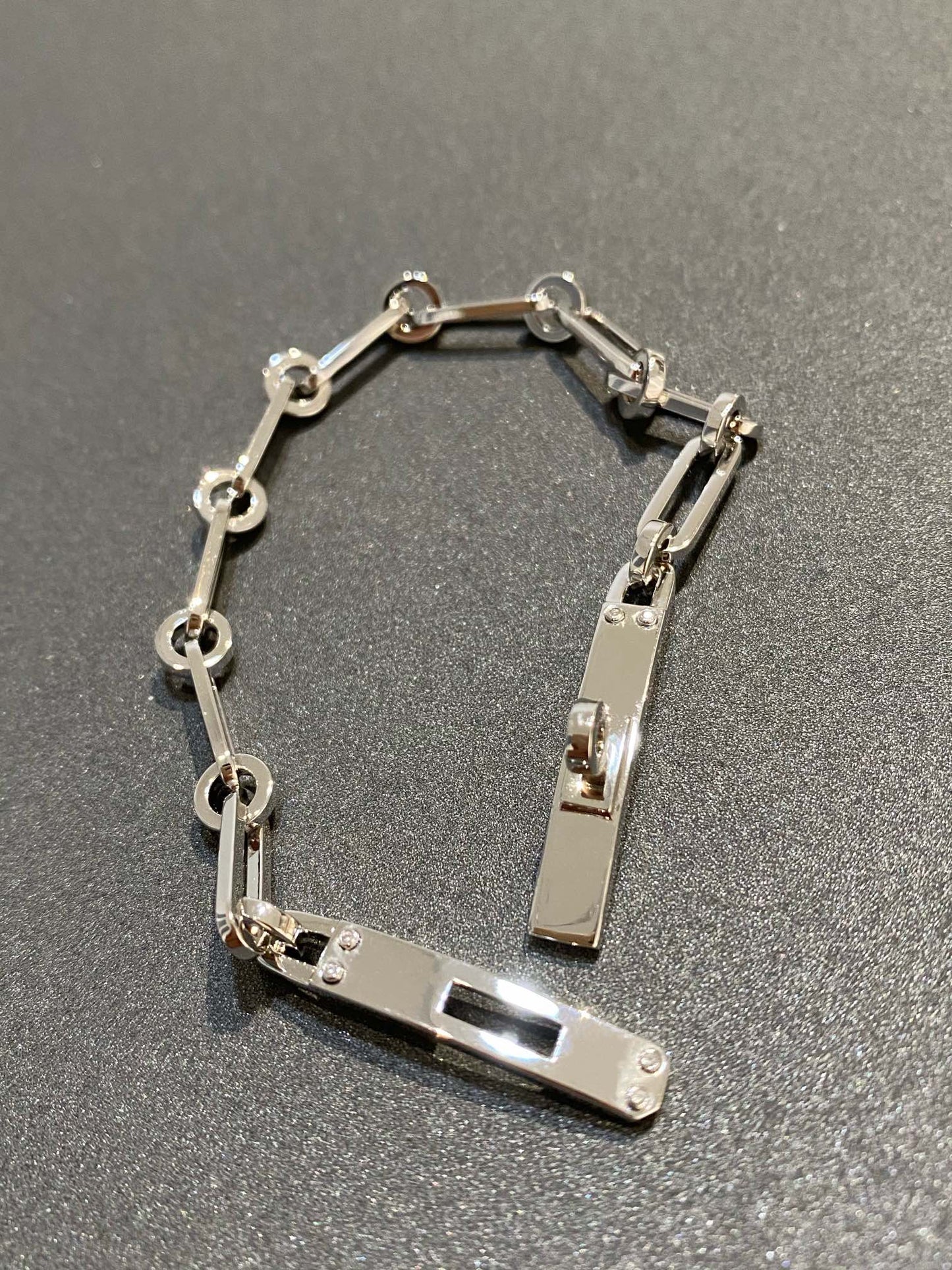 [BIJOUX]BRACELET CHAINE PETIT MODÈLE DIAMANT