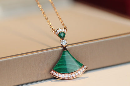 [BIJOUX]DREAM NECKLACE MALACHITE DIAMOND