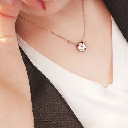 [BIJOUX]SUN MOP GOLD 1 DIAMOND NECKLACE