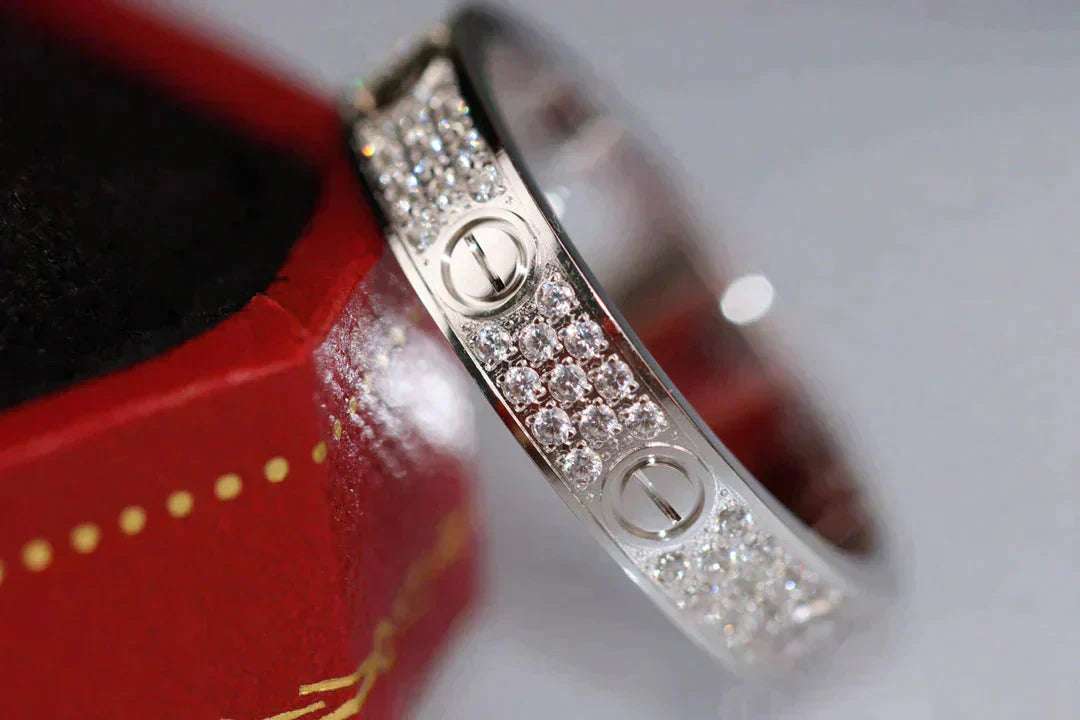 [BIJOUX] BAGUE LOVE 3,6MM PAVÉE DIAMANTS