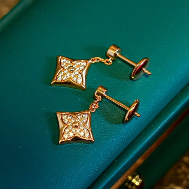 [BIJOUX]STAR DIAMONDS EARRINGS GOLD