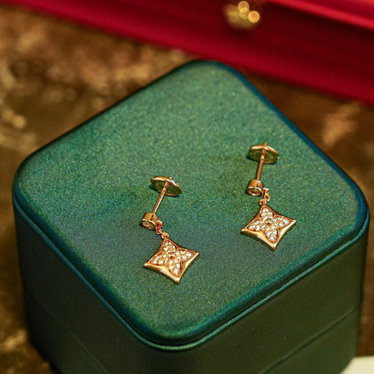 [BIJOUX]STAR DIAMONDS EARRINGS GOLD