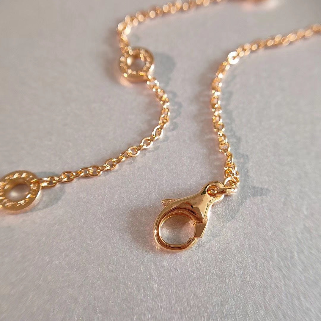 [BIJOUX]ZERO 1 NECKLACE PINK GOLD