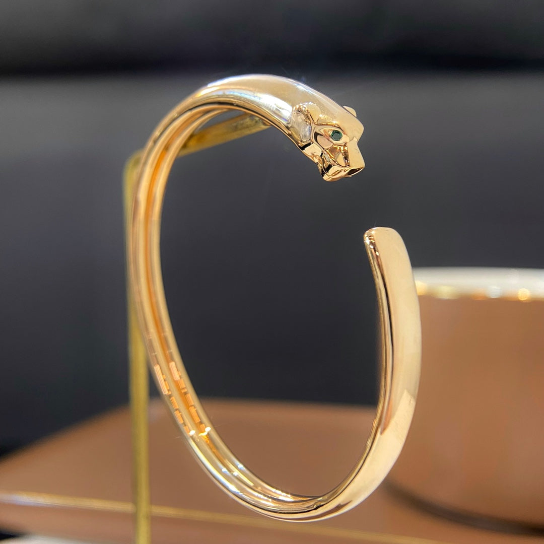 [BIJOUX]PANTHERE GOLD OPEN BRACELET