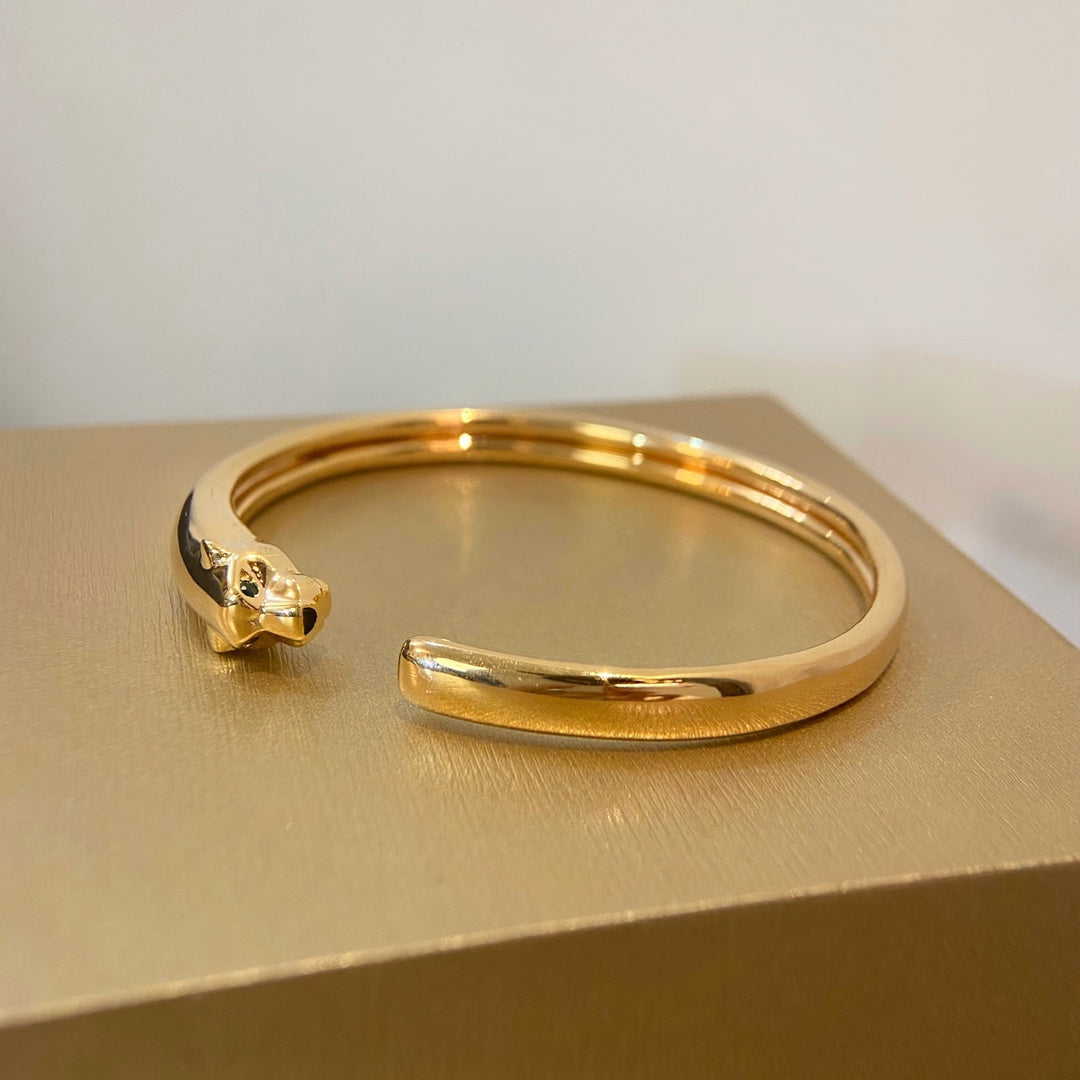 [BIJOUX]PANTHERE GOLD OPEN BRACELET