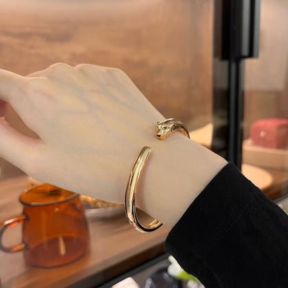 [BIJOUX]PANTHERE GOLD OPEN BRACELET