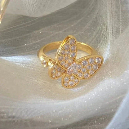 [BIJOUX]BUTTERFLY DIAMOND RING