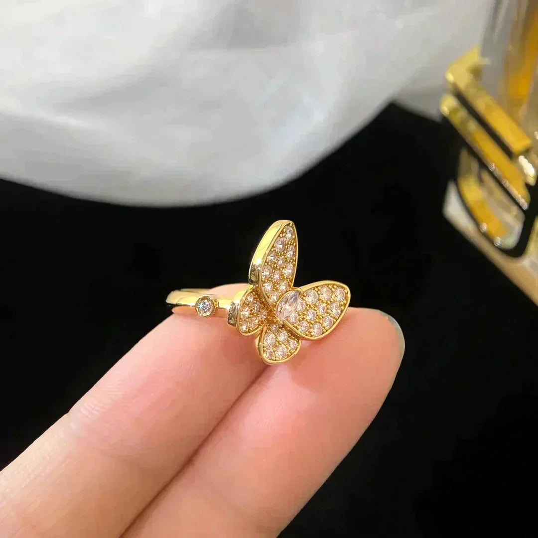 [BIJOUX]BUTTERFLY DIAMOND RING