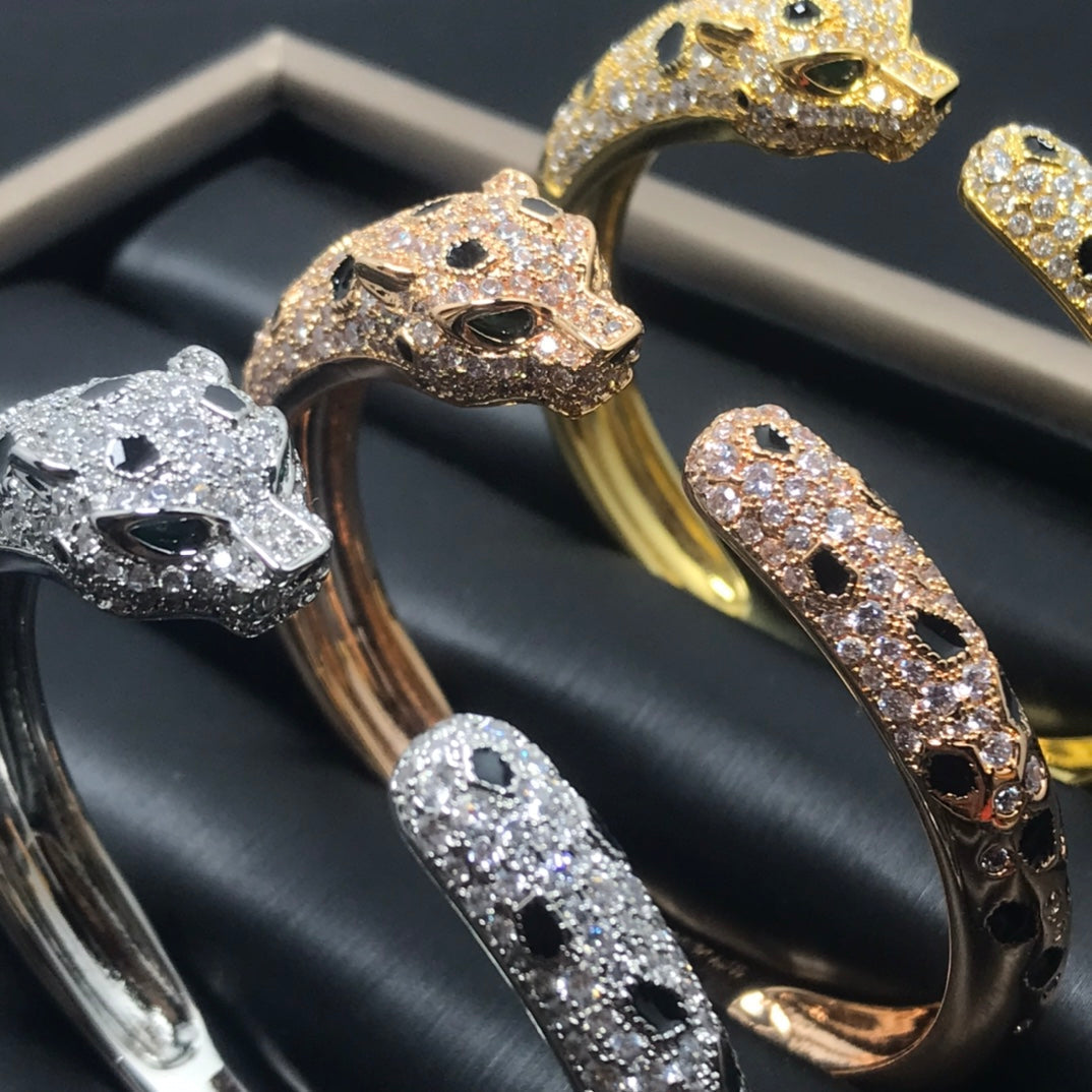 [BIJOUX]PANTHERE BIG BRACELET DIAMONDS