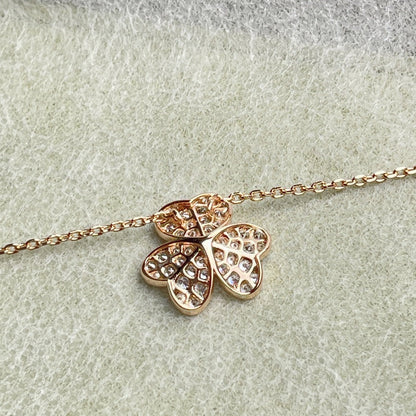 [BIJOUX]FLOWER DIAMOND NECKLACE