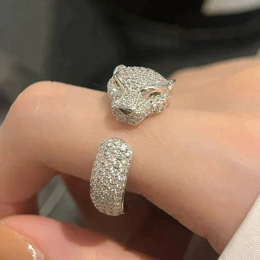 [BIJOUX]PANTHERE 5.5MM ALL DIAMOND RING