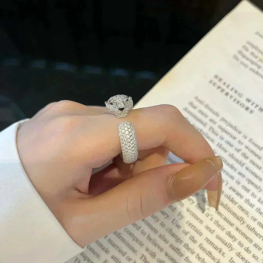 [BIJOUX]PANTHERE 5.5MM ALL DIAMOND RING