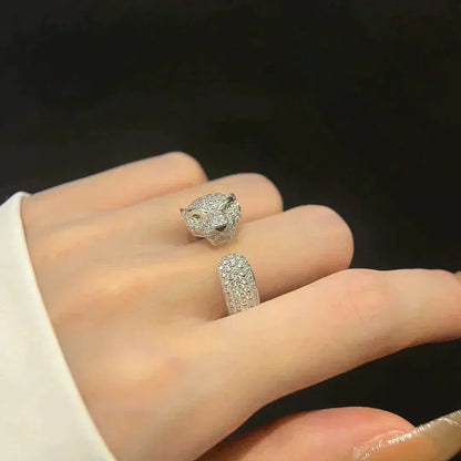 [BIJOUX]PANTHERE 5.5MM ALL DIAMOND RING