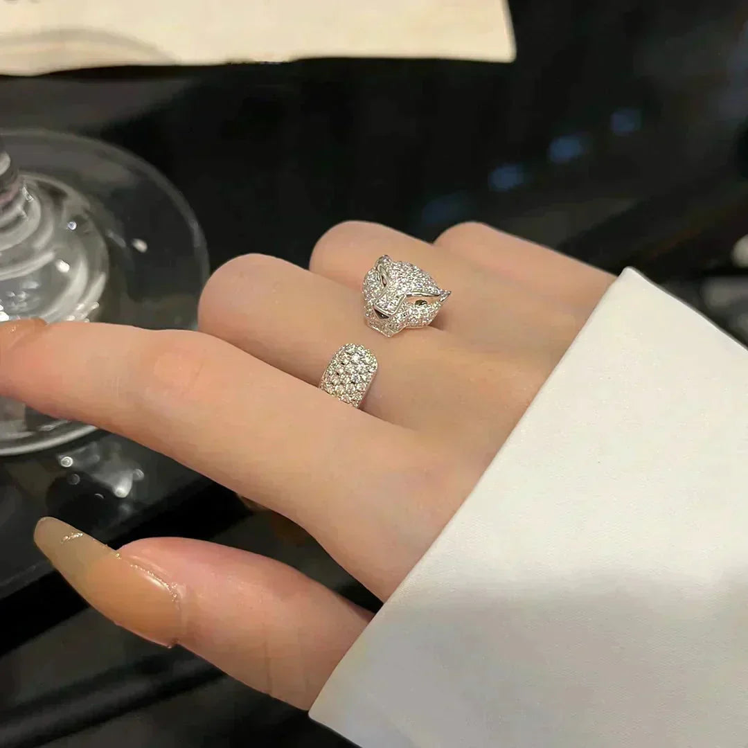 [BIJOUX]PANTHERE 5.5MM ALL DIAMOND RING