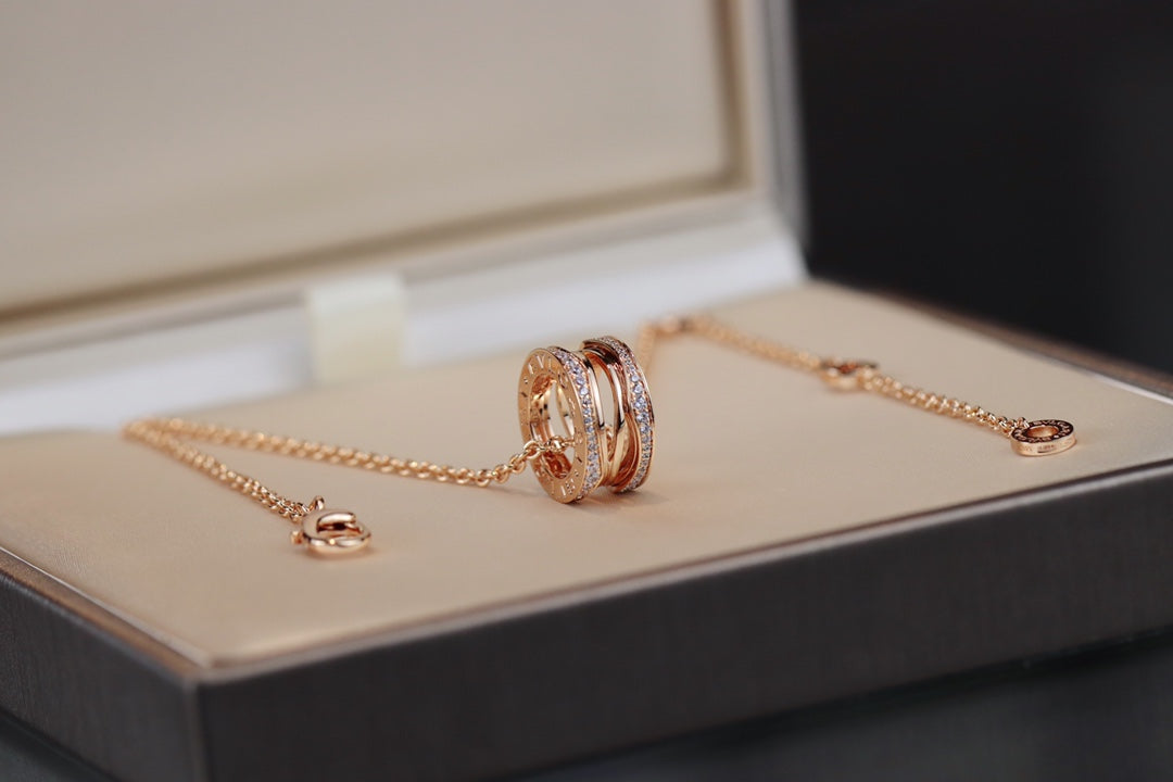 [BIJOUX]ZERO 1 PINK GOLD NECKLACE