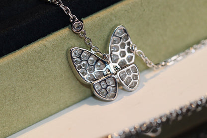 [BIJOUX]BUTTERFLY DIAMOND NECKLACE