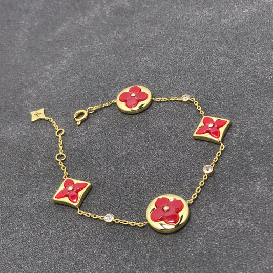 [BIJOUX]STAR AND SUN CARNELIAN 4 MOTIFS 3 DIAMONDS