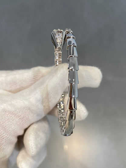 [BIJOUX]SERPENTI BRACELET DIAMONDS SILVER