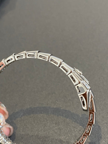 [BIJOUX]SERPENTI BRACELET DIAMONDS SILVER