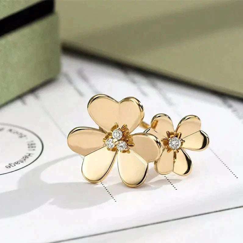 [BIJOUX]CLOVER COMOS GOLD DIAMOND RING