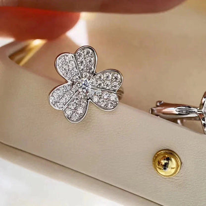 [BIJOUX]CLOVER COMOS DIAMOND EARRINGS SILVER