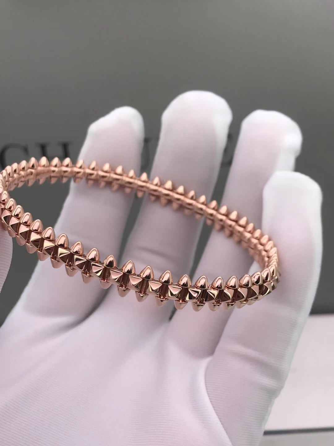 [BIJOUX]CLASH PINK GOLD BRACELET