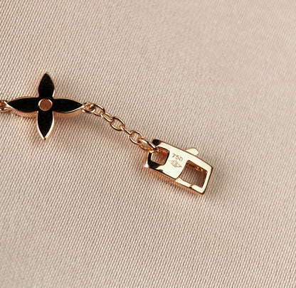 [BIJOUX]STAR AND SUN 7 MOTIFS GOLD BRACELET