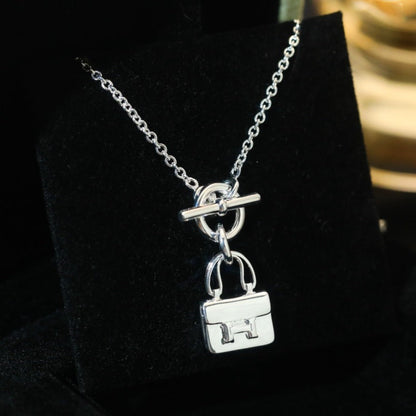 [BIJOUX] COLLIER PENDENTIF POP H EN ARGENT