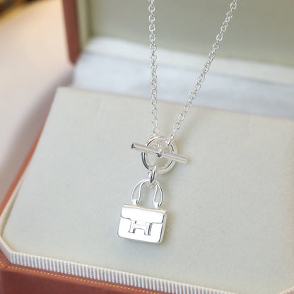 [BIJOUX] COLLIER PENDENTIF POP H EN ARGENT