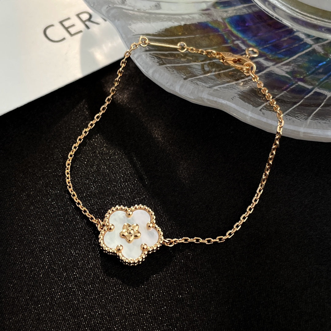 [BIJOUX]LUCKY SPRING ROSE GOLD MOP BRACELET