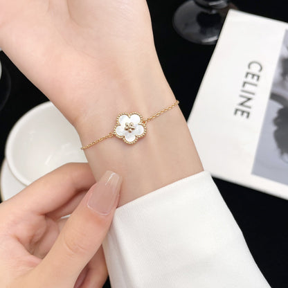 [BIJOUX]LUCKY SPRING ROSE GOLD MOP BRACELET