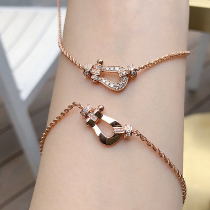 [BIJOUX]FORCE 10 PINK GOLD DIAMOND NECKLACE