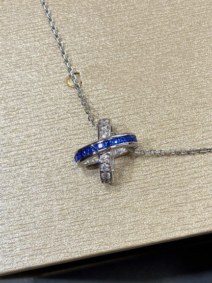 [BIJOUX]LIENS ダイヤモンド シルバー ネックレス