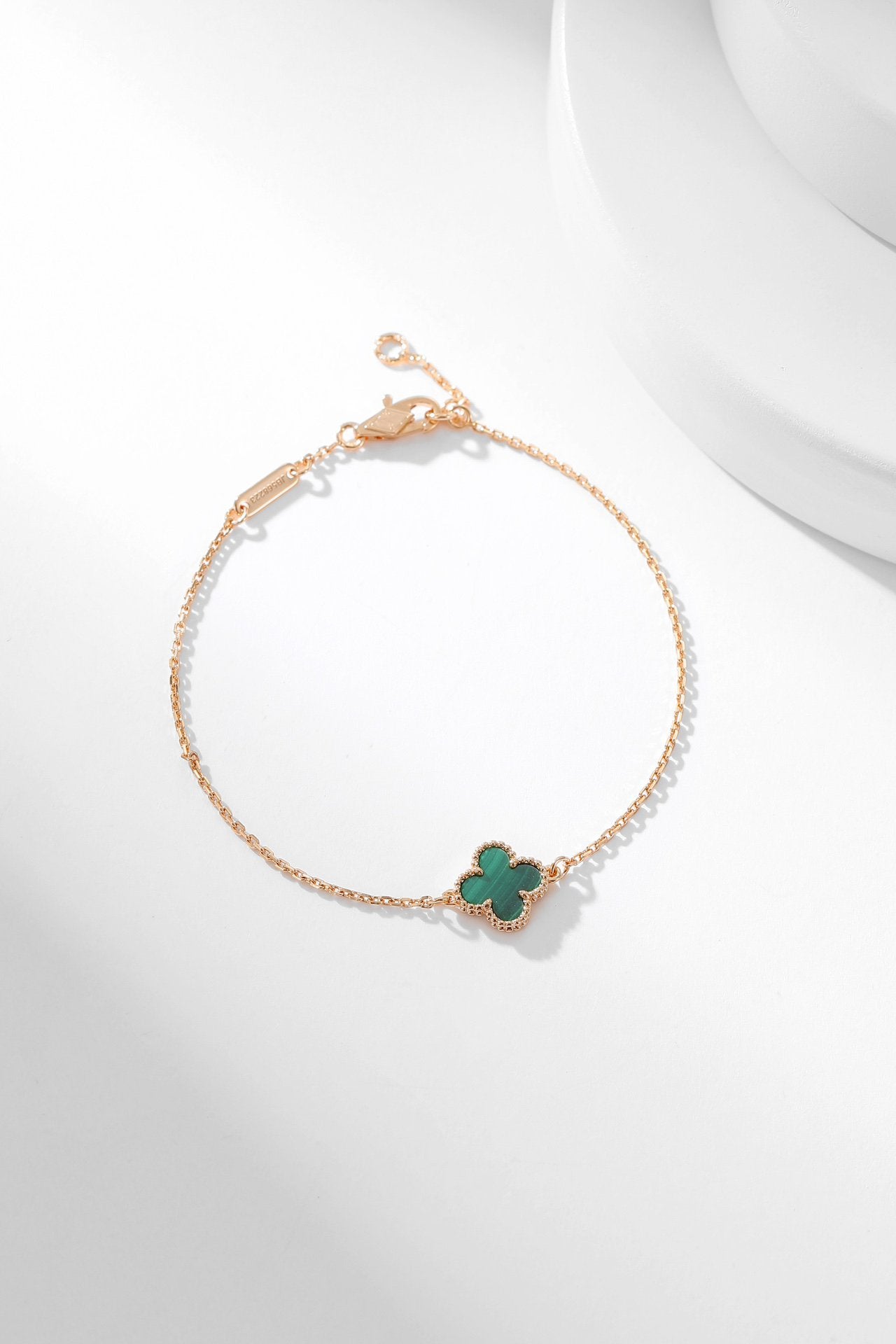 [BIJOUX]CLOVER BRACELET MALACHITE 1 MOTIF