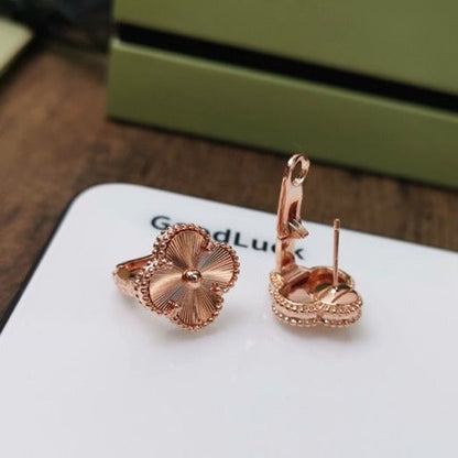 [BIJOUX]CLOVER MEDIUM STUD EARRINGS