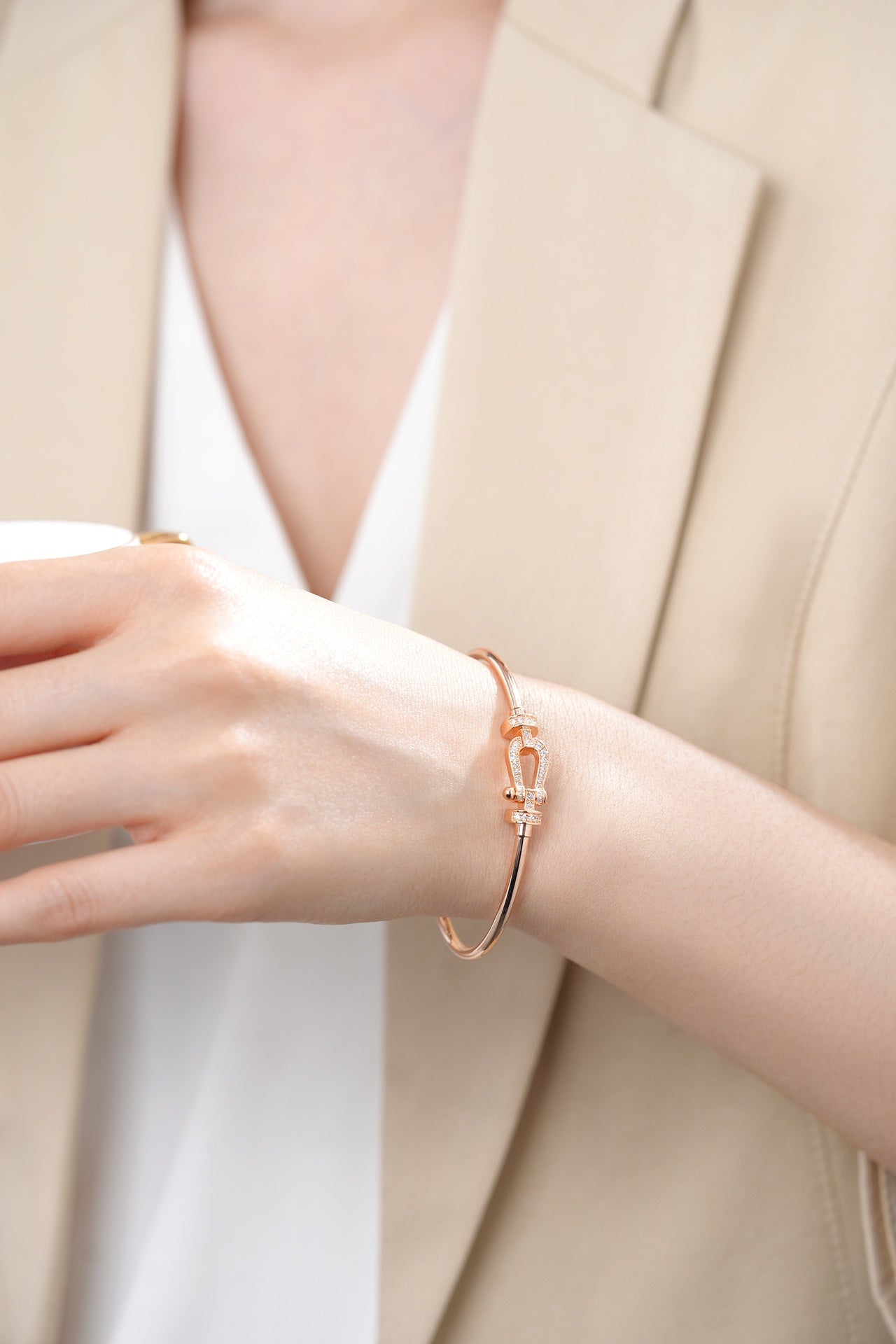 [BIJOUX]FORCE 10 MOYEN DIAMOND BRACELET