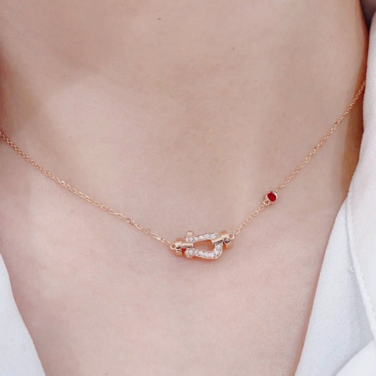 [BIJOUX]FORCE 10 DIAMOND PINK GOLD NECKLACE