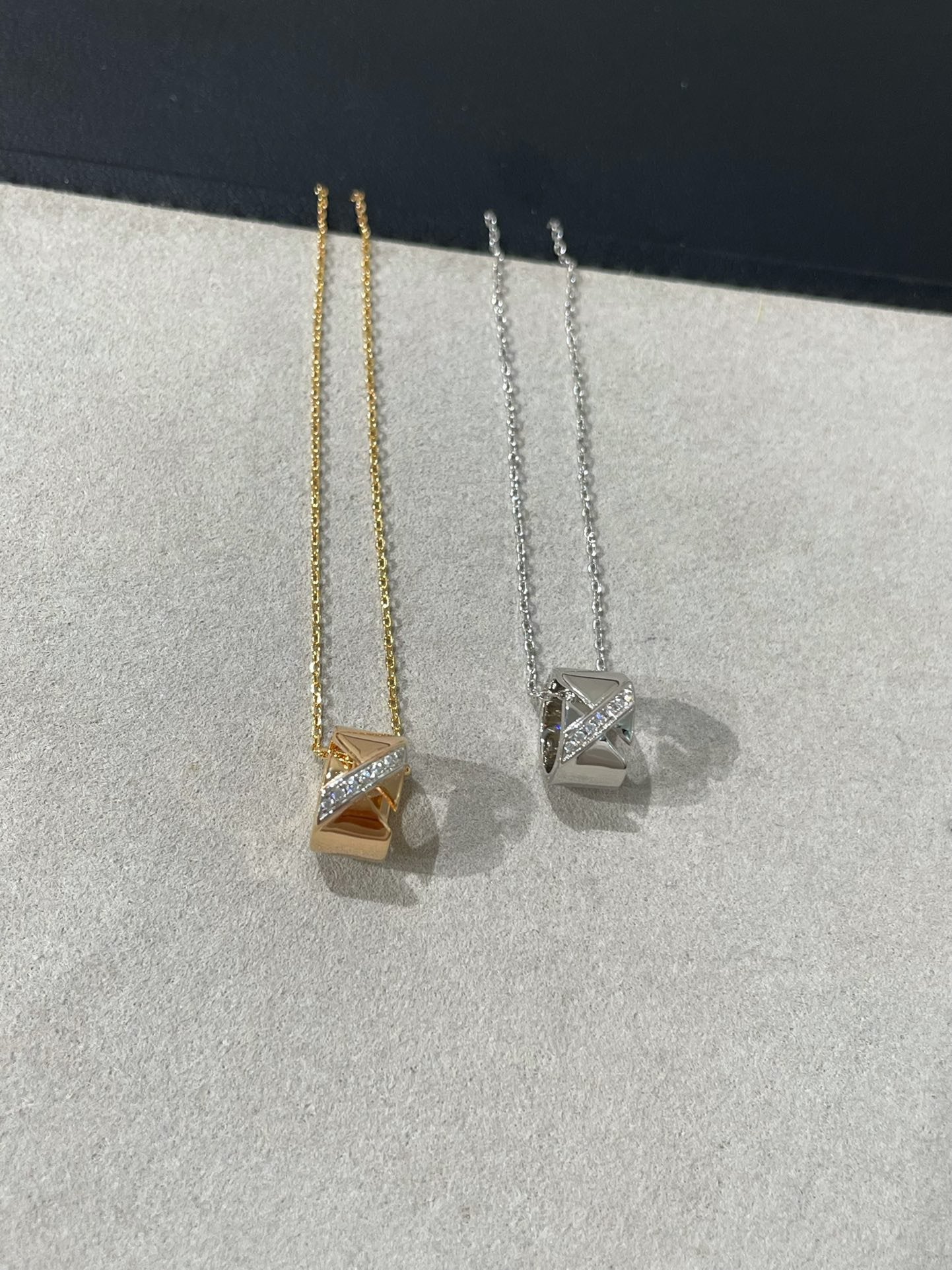[BIJOUX]LIENS EVIDENCE DIAMOND NECKLACE