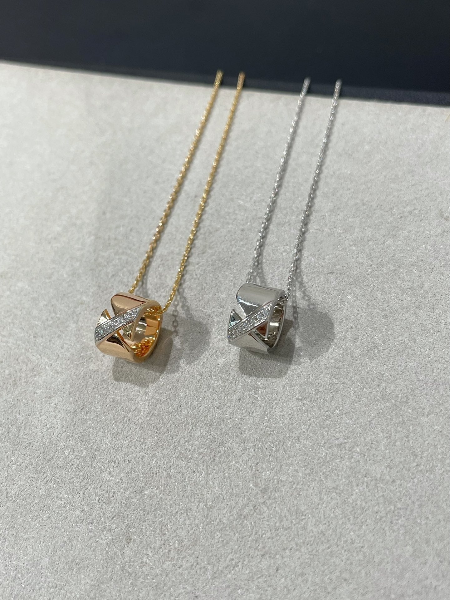 [BIJOUX]LIENS EVIDENCE DIAMOND NECKLACE