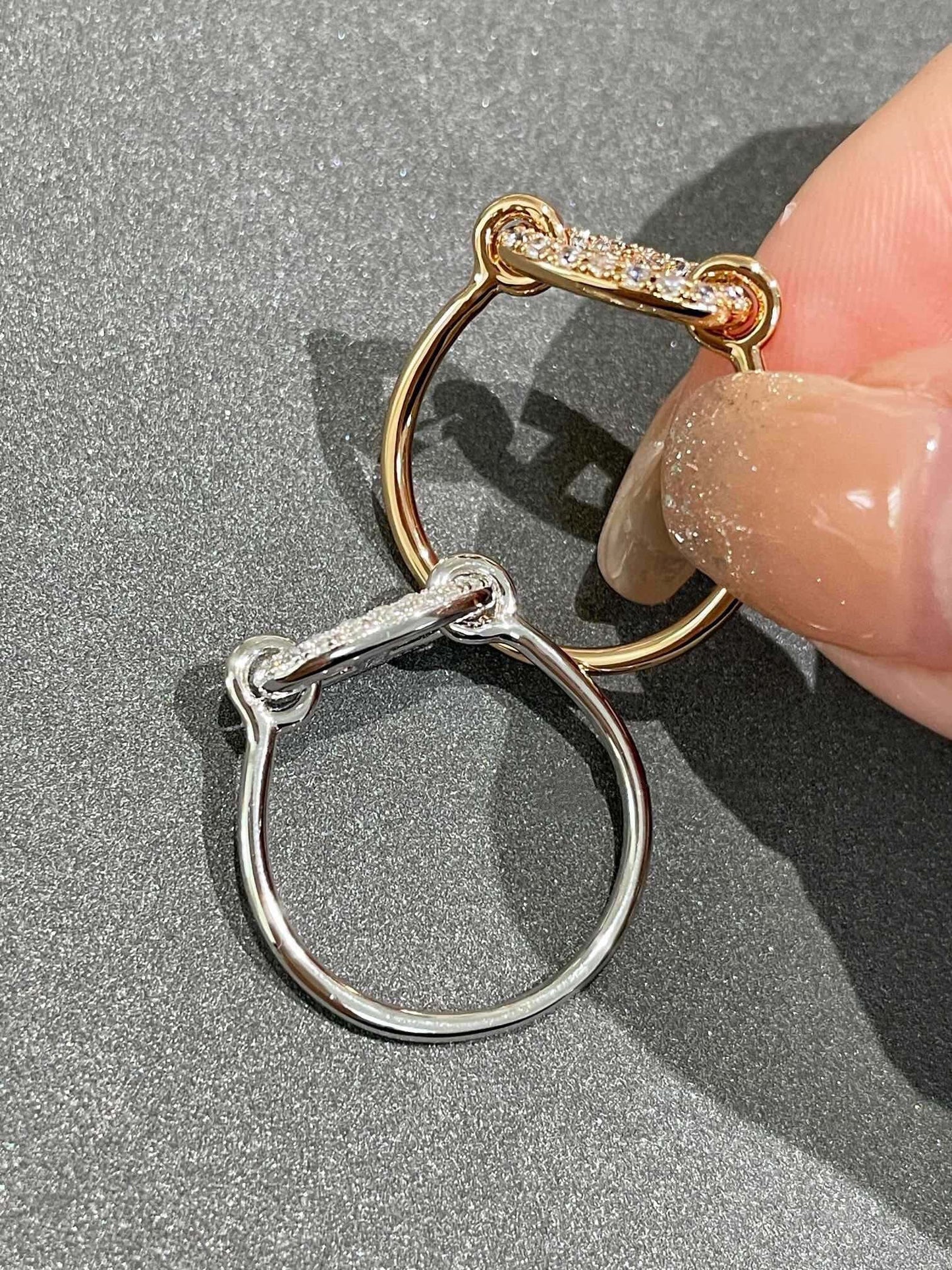 [BIJOUX]RONDE SMALL DIAMOND RING