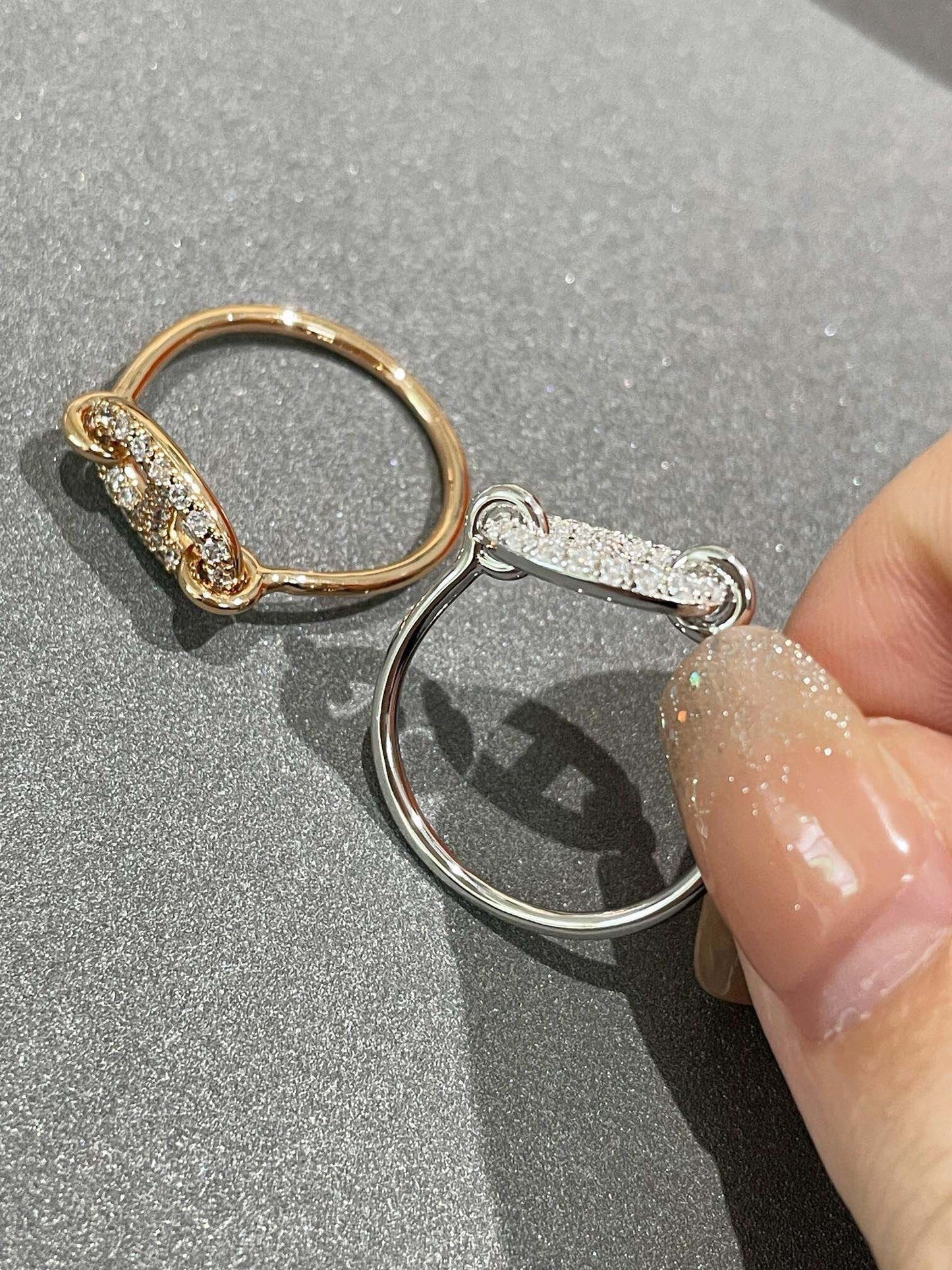 [BIJOUX]RONDE SMALL DIAMOND RING
