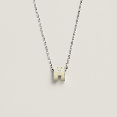 [BIJOUX]HM CLIC YELLOW ENAMEL GOLD NECKLACE