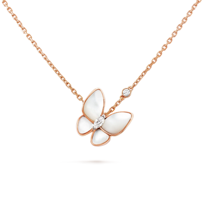 [BIJOUX]BUTTERFLY MOP DIAMOND NECKLACE