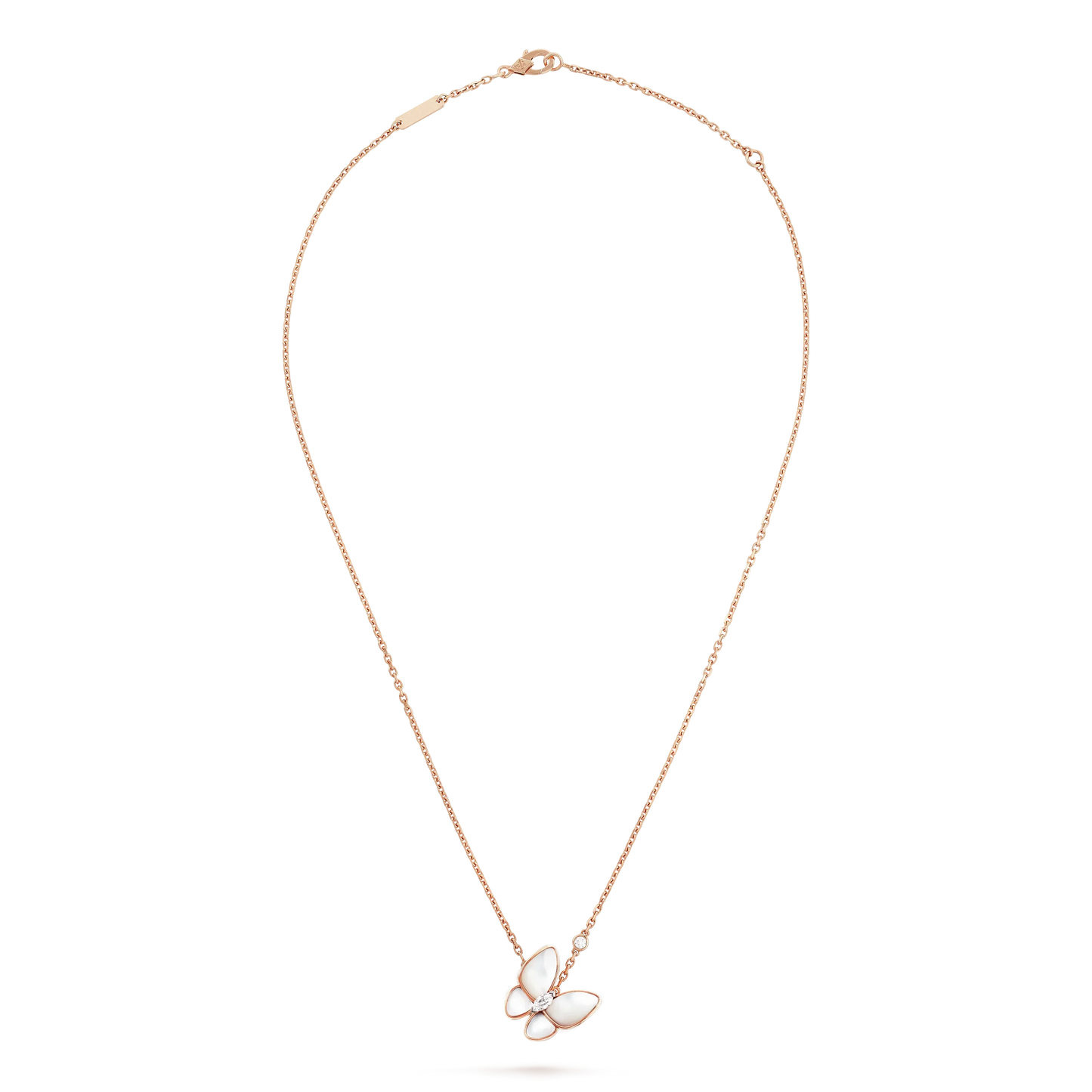 [BIJOUX]BUTTERFLY MOP DIAMOND NECKLACE