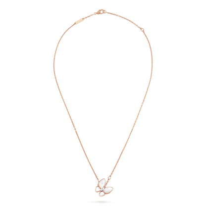 [BIJOUX]BUTTERFLY MOP DIAMOND NECKLACE