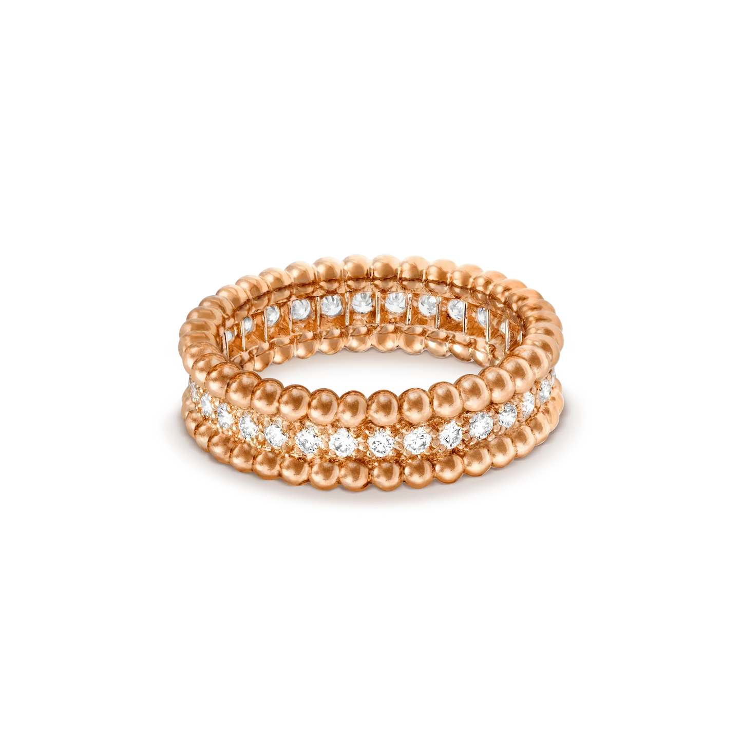 [BIJOUX]PERLEE DIAMOND ROSE GOLD RING