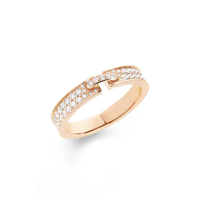 [BIJOUX]ALLIANCE LIENS VIDENCE PAVED DIAMOND 4MM RING